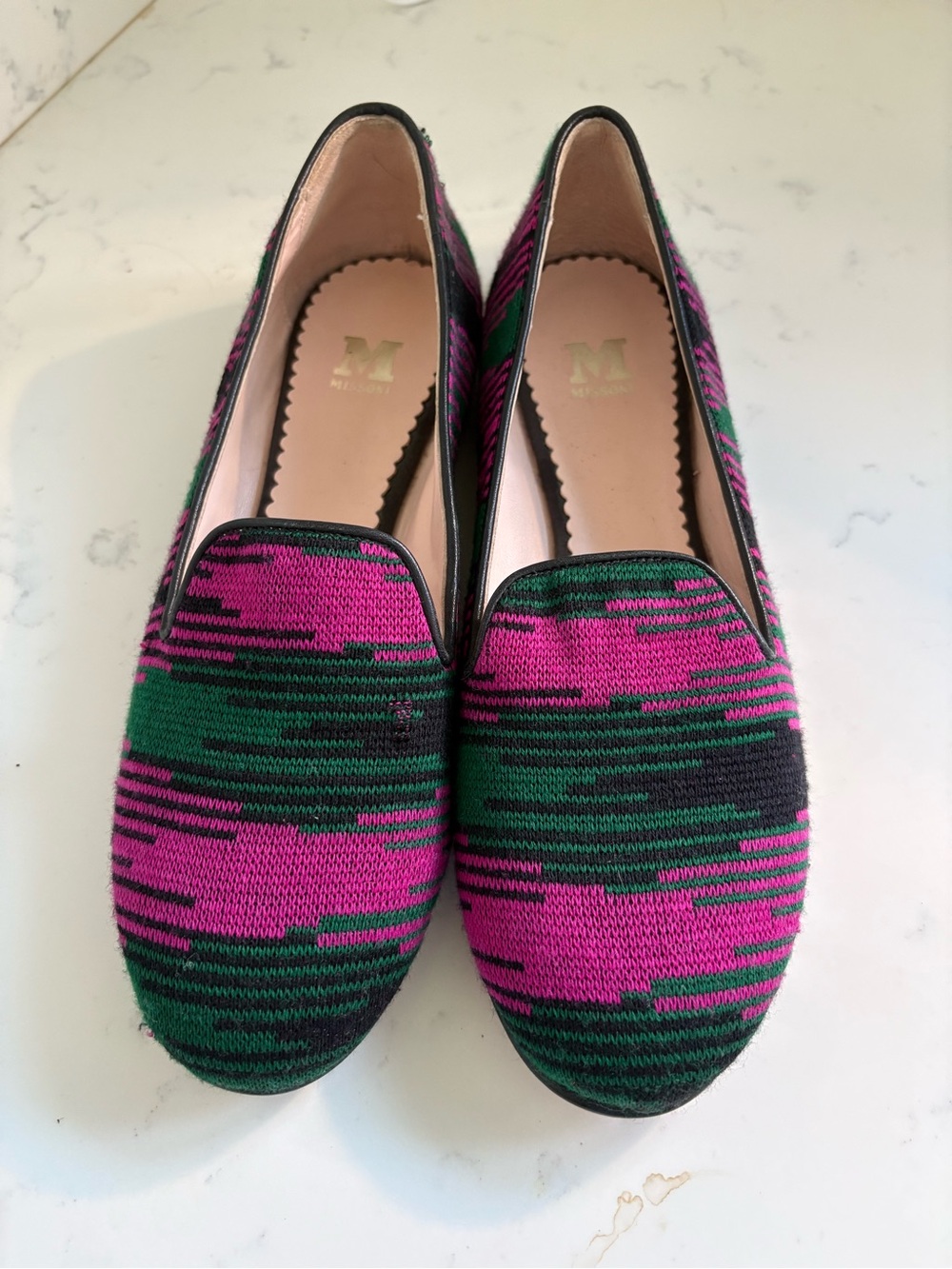 Missoni knit loafers size 41